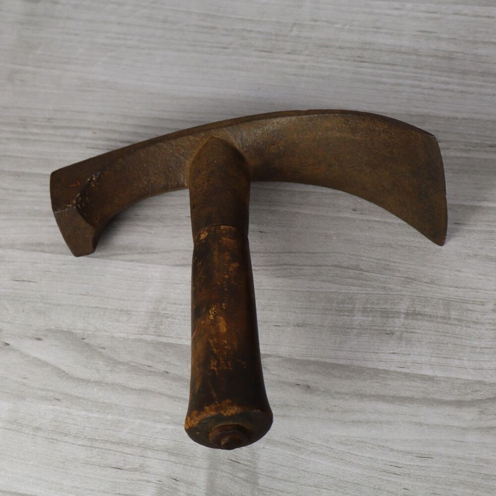 Vintage Antique Cooper’s Adze Collectible Hand Woodworking Tool Forged Old
